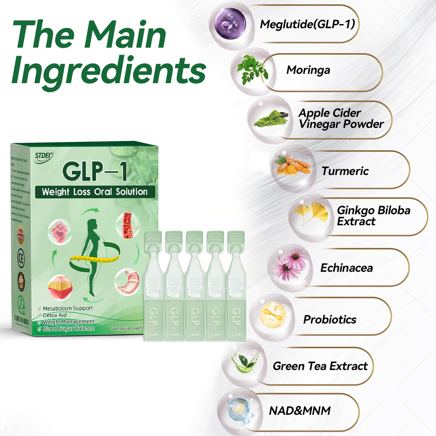 𝑆𝑇𝐷𝐸𝐼® 𝐺𝐿𝑃-1  𝑊𝑒𝑖𝑔ℎ𝑡 𝐿𝑜𝑠𝑠 𝑂𝑟𝑎𝑙 𝑆𝑜𝑙𝑢𝑡𝑖𝑜𝑛 -👨‍⚕️Visible results in 7 days, no side effects, suitable for all age groups💎